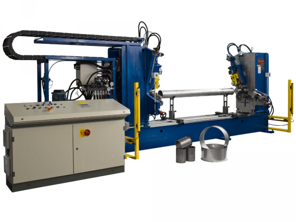 Double head tube end forming machine model 3/2000